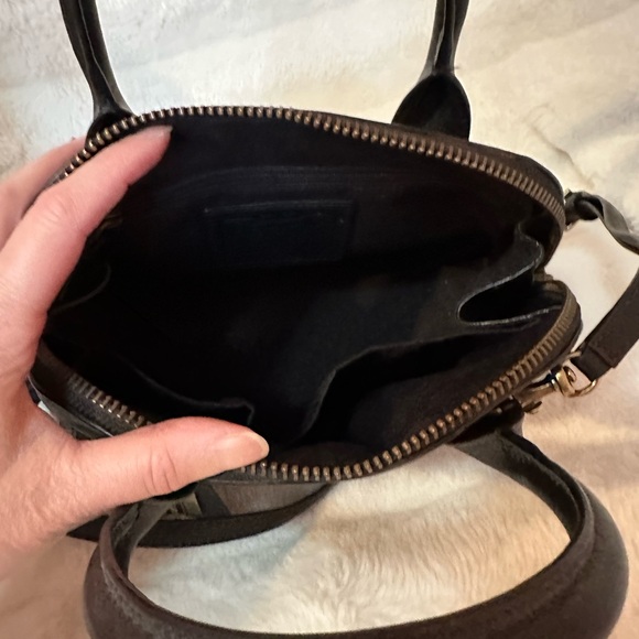 Coach Black and Gold Studded Women's Satchel Bag - Picture 7 of 10